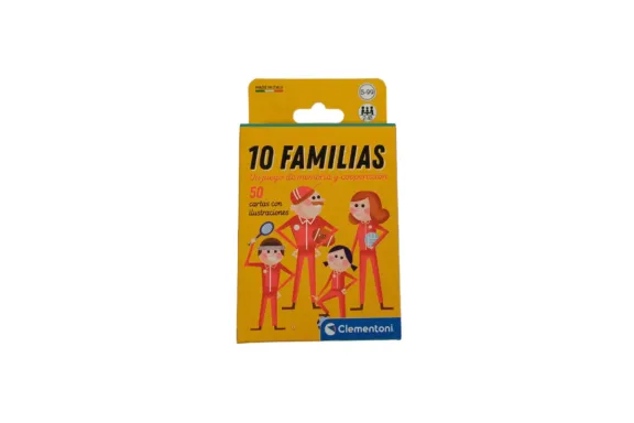 Juego de cartas "10 Familias"