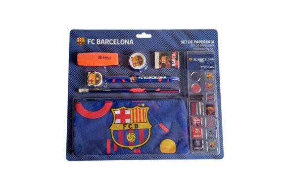 Set de Papelería F. C. Barcelona