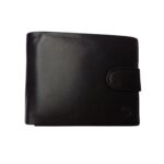 Cartera piel caballero negro 771