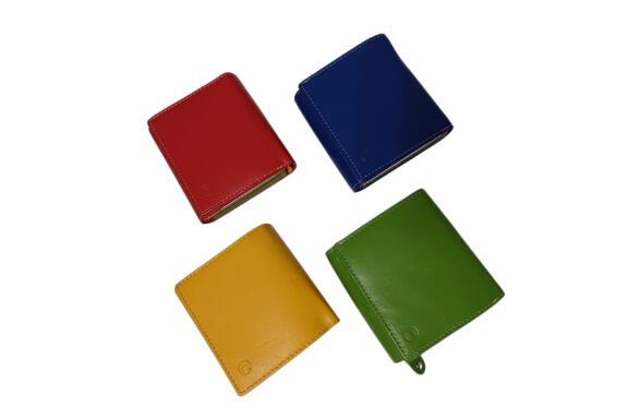 Cartera mujer piel multicolor pequeña