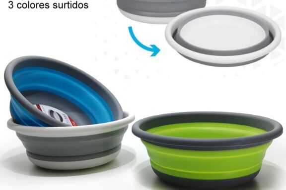 Barreño plegable 5 litros