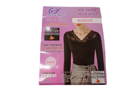 Camiseta Térmica Encaje